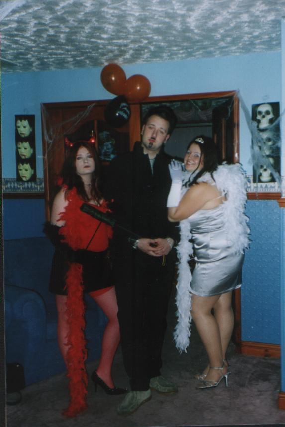 me bonnie and dan at halloween