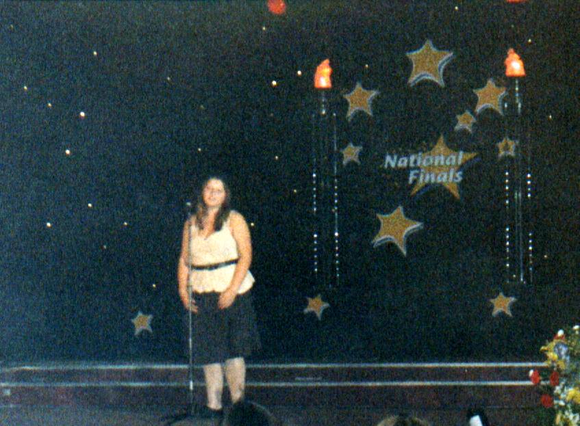 me singing in the grand finalas 