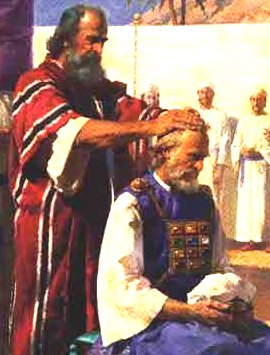 Moses ordaining Aaron