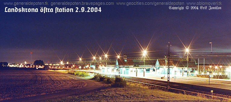 bild av Landskrona östra station 2.9.2004