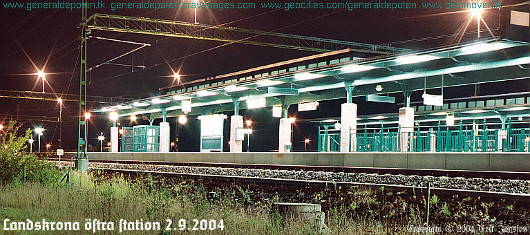 bild av Landskrona östra station 2.9.2004