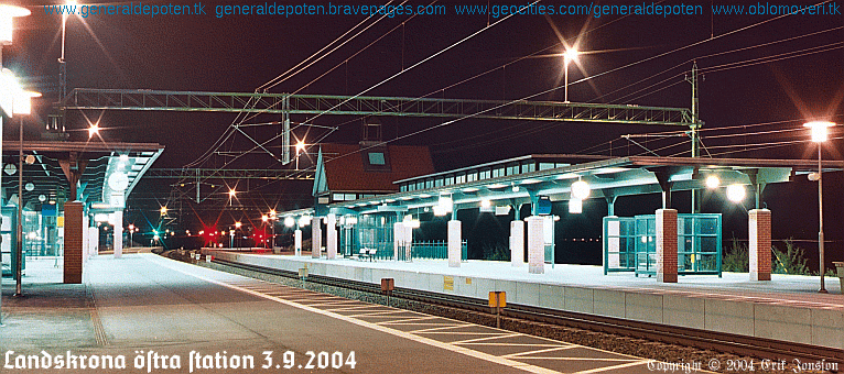 bild av Landskrona östra station 3.9.2004