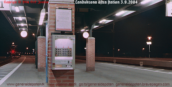 bild på Landskrona östra station 3.9.2004
