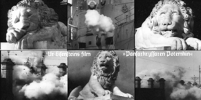 Bild ur Eisensteins film Pansarkryssaren Potemkin