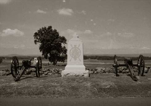 The Battery A Gettysburg Monument