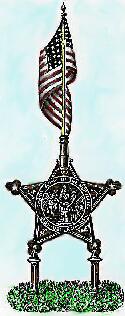 R.I. GAR Grave Flag Holder