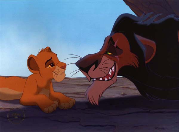 simba: you're wierd ... scar: you have no idea.