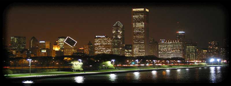 Chicago  at nite