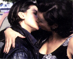 Lesbian kiss