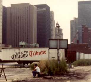 Chicago Skyline From the Vacant Lot Perspective