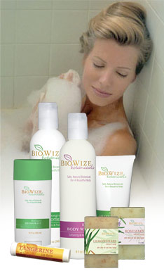 BioWize Botanicals all natural skin care products