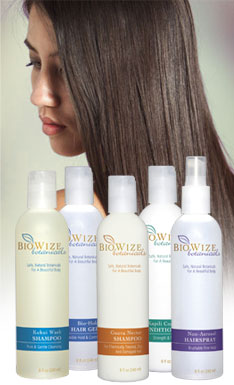 BioWize Botanicals all natural hair care products