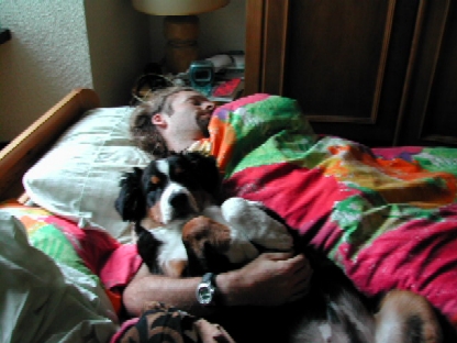 Morning belly scratches are an essential start to the day......