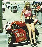 A girl and a bike
