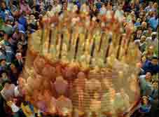 Birthday gift: a cake with stardom
