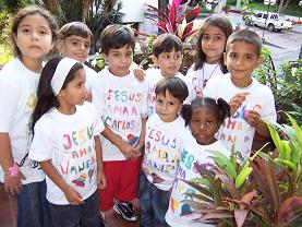 Kids in tees