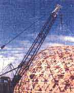 rainbows end dome erection