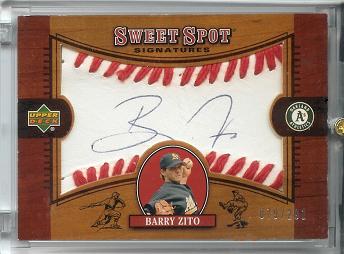 2002 Sweet Spot Barry Zito