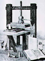 The Gutenberg press.