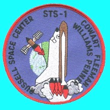 STS-1 Mission Patch designed by Brad F.