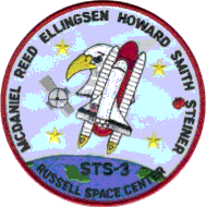 STS-3 Mission Patch designed by Lindsay R.