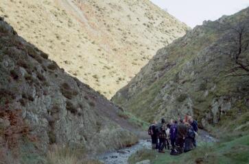 Site 2&nbsp;&nbsp; V shaped valley and interlocking spurs