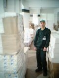 George at the place of work in 2004