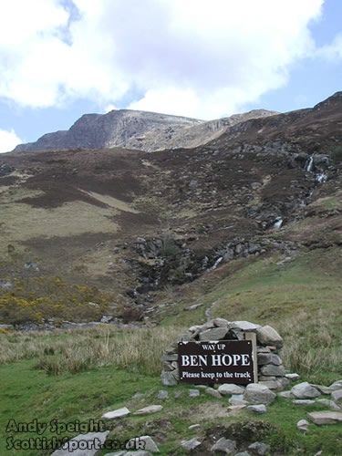the start of the climb