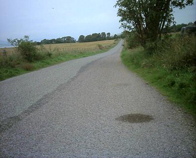 Black Isle's main road at rush hour