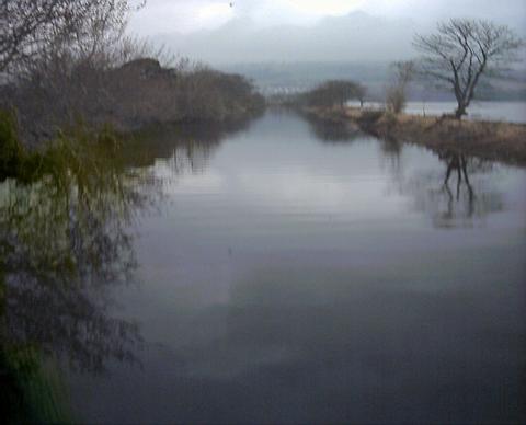 Dingwall canal on a misty morning