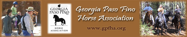 Welcome to the Georgia Paso Fino Horse Association website!