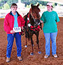 Allende Capu-Lachas-Cante, 4th place futurity winner, Mary Hanby, Owner & Trainer Cindy Griffeth