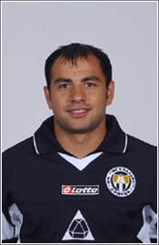 Demetradze in Metlaurh Donetsk shirt