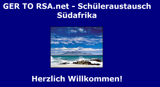 GER TO RSA.net - Sch&uuml;leraustausch nach S&uuml;dafrika