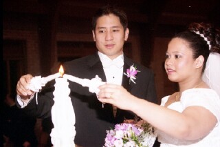 Lighting the Unity Candle