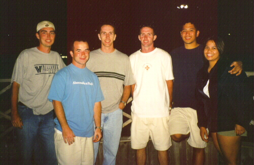 Jim, Greg, Eric, Mark, Me and Christina