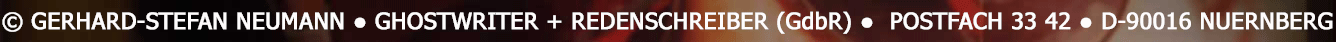 © Gerhard-Stefan Neumann (52) - Ghostwriter + Redenschreiber in Nuernberg ...