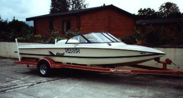 Tige tournament ski boat.