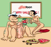 VALENTINSTAG BEI OLIVIA UND POPEYE