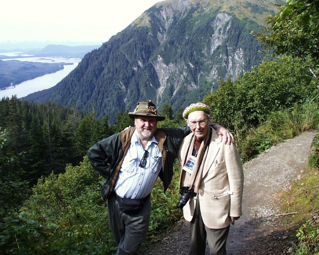 Larry Buzzell, Gerry Foley, and Mt. Juneau