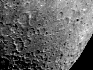 Moon image without i.r. rejection filter