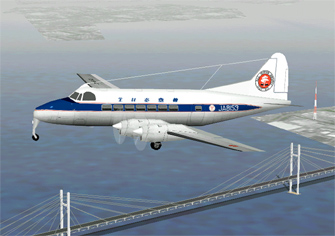 All Nippon Airways Heron over Tokyo