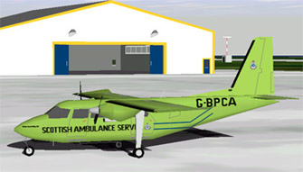 Scottish Ambulance Service Islander