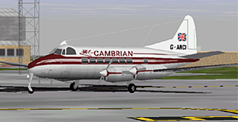 DH Heron 1B of Cambrian Airways