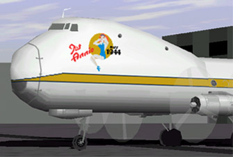 Fat Annie Nose art on N89FA