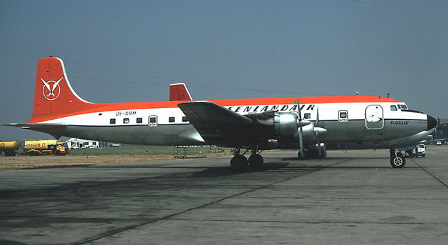 Greenlandair's DC6B  OY-DRM  'Sululik'