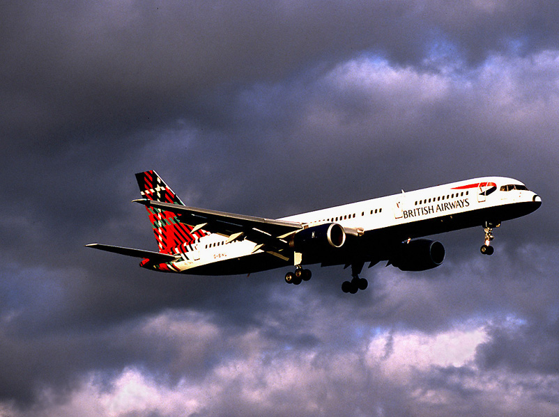 British Airways B757-200 in 'Bennyhome' colour scheme