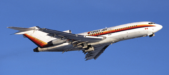 First Air B727 at Prestwick