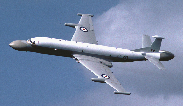 British Aerospace Nimrod AEW 
 at the Farnborough Air Show