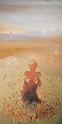 The Meadow/Laka - oil on canvas/olej na plotnie
